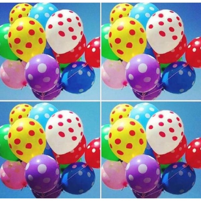 Detail Jual Balon Polkadot Nomer 6