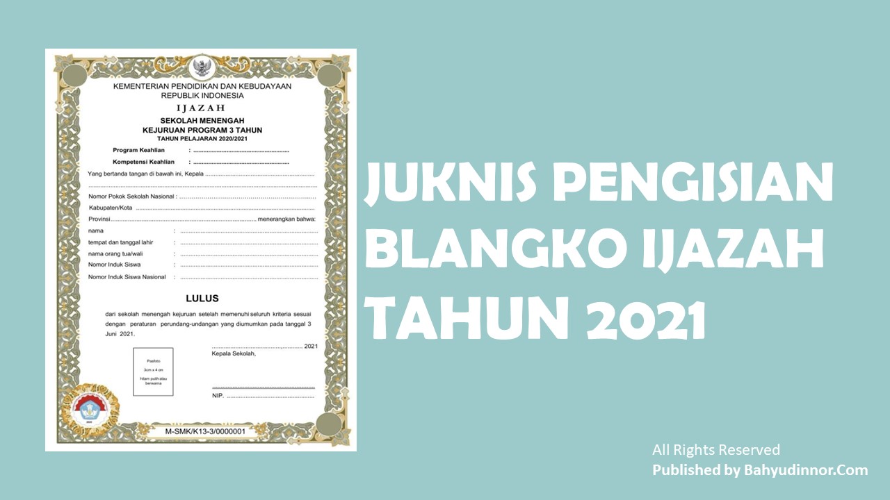 Detail Jual Blangko Ijazah Kosong Nomer 12