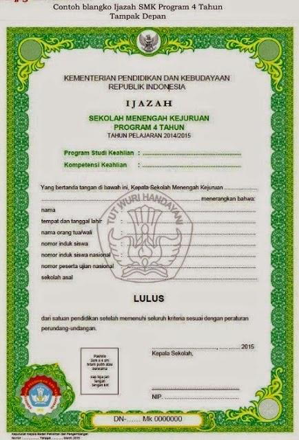 Detail Jual Blangko Ijazah Kosong Nomer 23