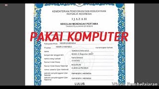 Detail Jual Blangko Ijazah Kosong Nomer 48