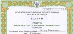 Detail Jual Blangko Ijazah Kosong Nomer 50