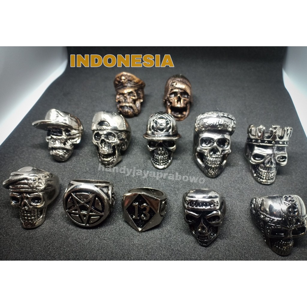 Detail Jual Cincin Tengkorak Nomer 6