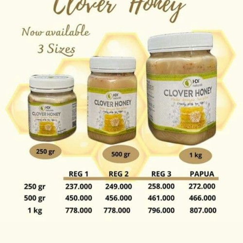 Detail Jual Clover Honey Nomer 3