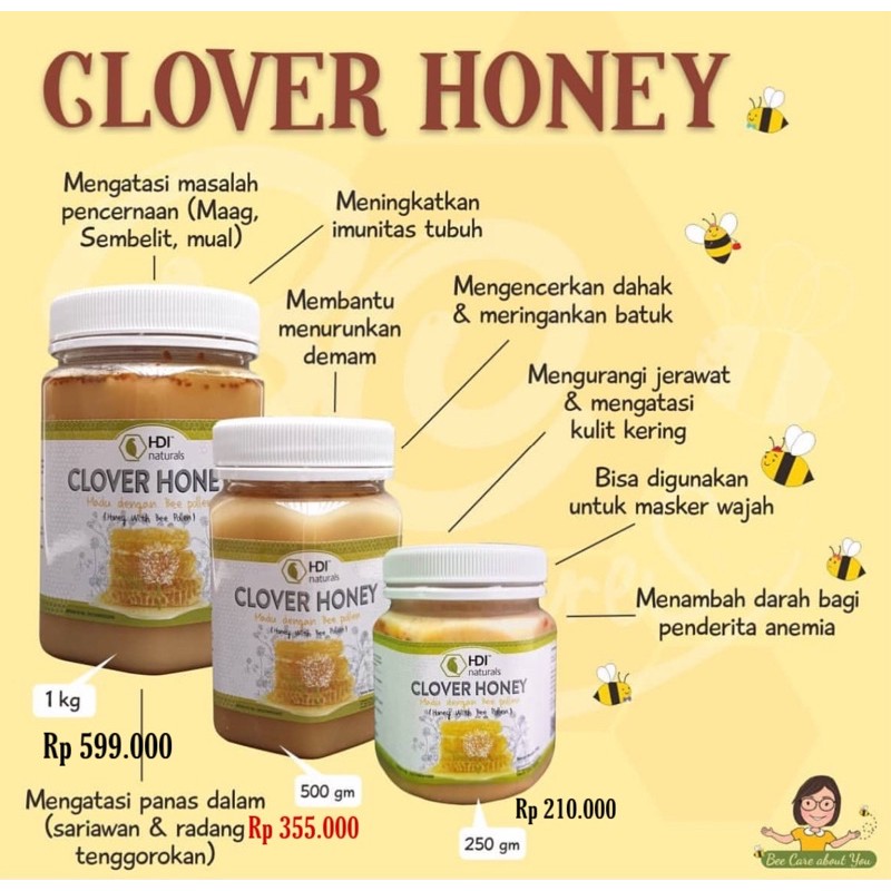 Detail Jual Clover Honey Nomer 53