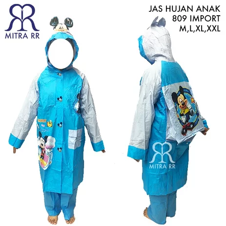 Detail Jual Jas Hujan Anak Karakter Nomer 21