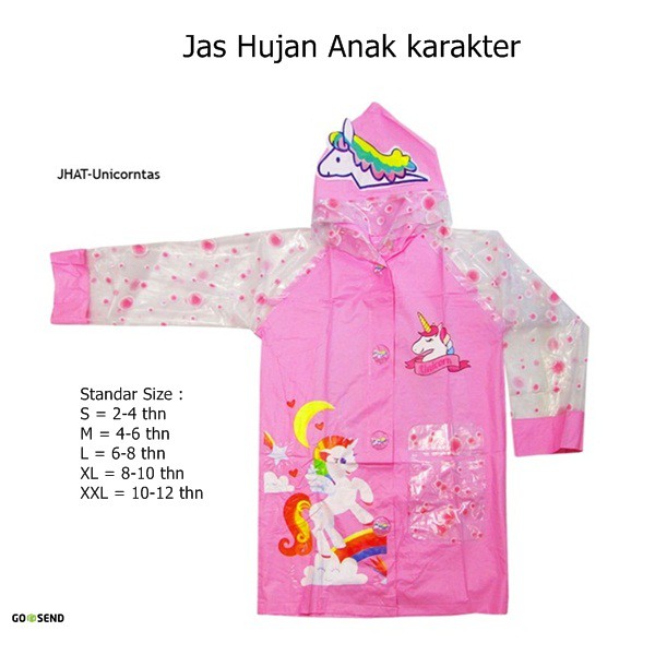 Detail Jual Jas Hujan Anak Karakter Nomer 27