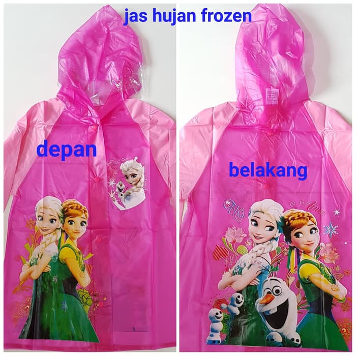 Detail Jual Jas Hujan Anak Karakter Nomer 38