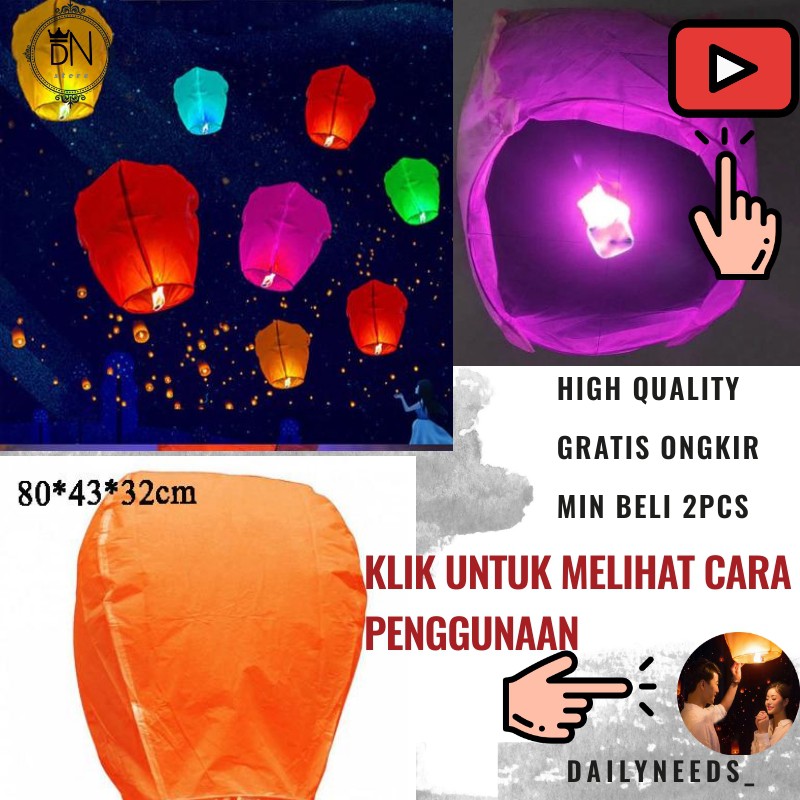 Detail Jual Lampion Terbang Jogja Nomer 14