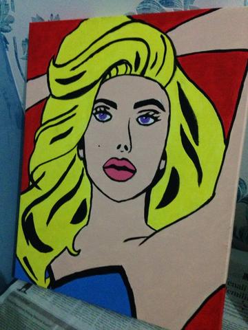 Detail Jual Lukisan Pop Art Nomer 42