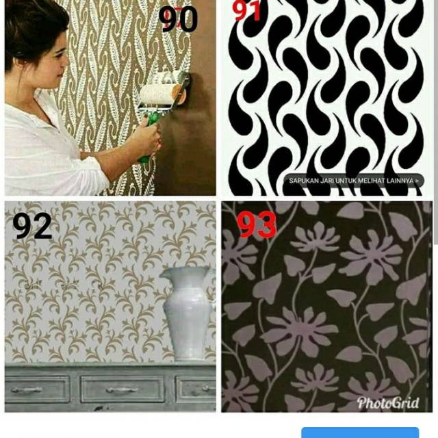 Detail Jual Roll Cat Motif Nomer 9