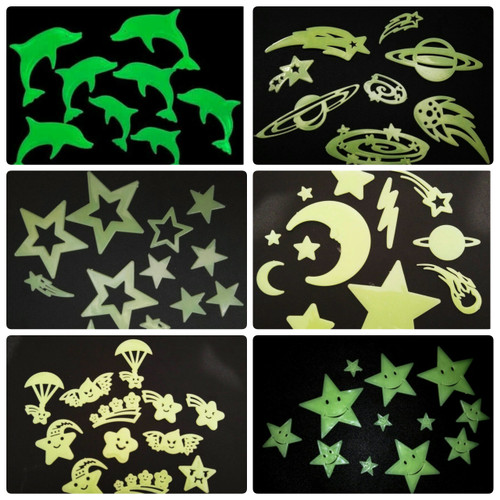 Detail Jual Sticker Glow In The Dark Nomer 16