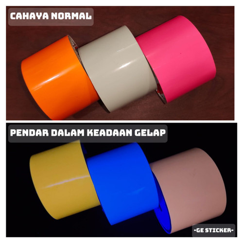 Detail Jual Sticker Glow In The Dark Nomer 37