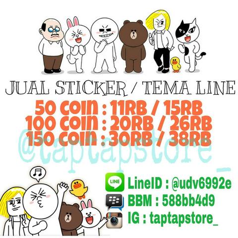 Detail Jual Sticker Line Murah Nomer 30