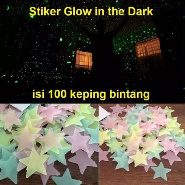 Detail Jual Stiker Glow In The Dark Nomer 19