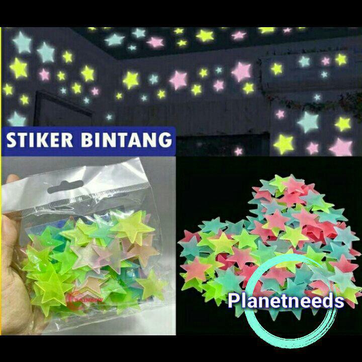 Detail Jual Stiker Glow In The Dark Nomer 48