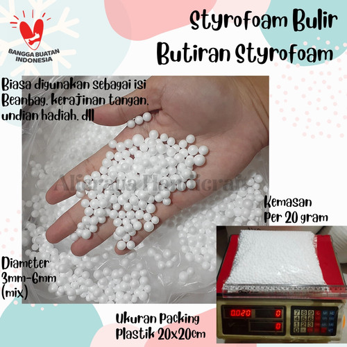 Detail Jual Styrofoam Butiran Nomer 39