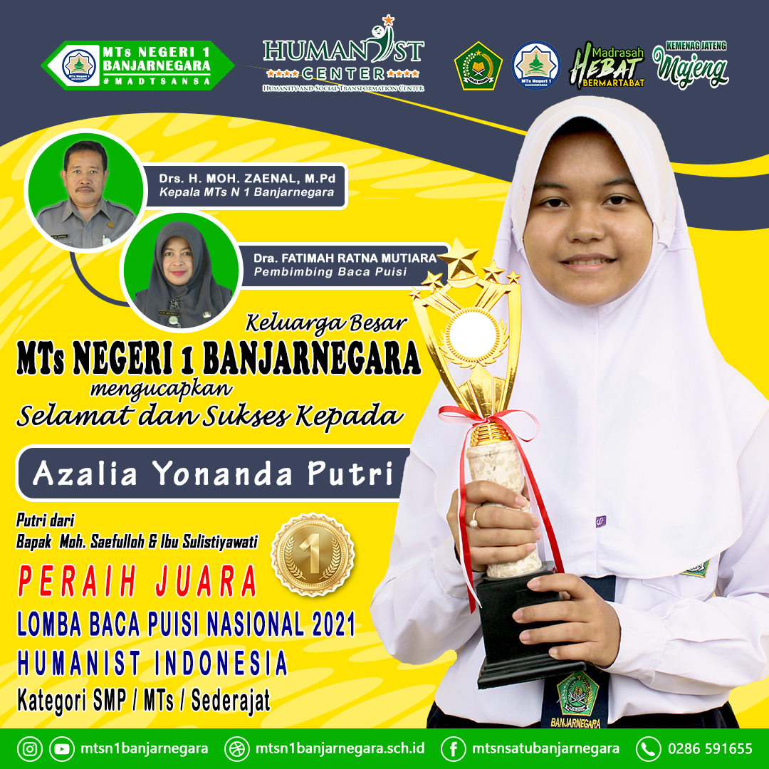 Detail Juara 1 Lomba Baca Puisi Tingkat Nasional Nomer 29