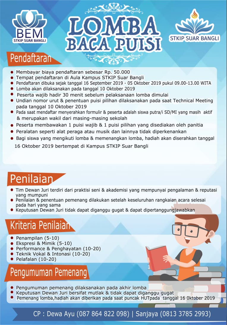 Detail Juara 1 Lomba Baca Puisi Tingkat Nasional Nomer 37