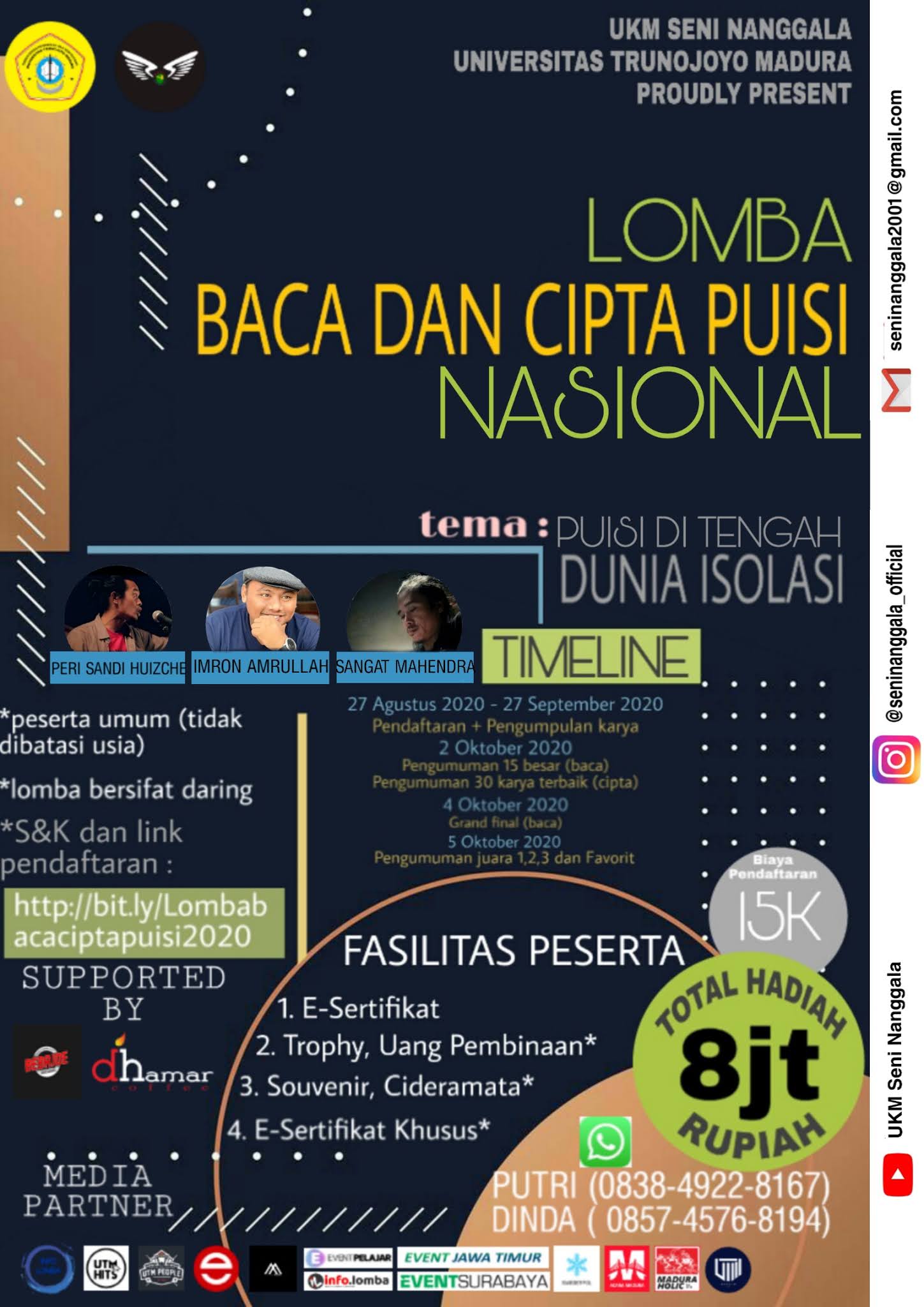 Detail Juara 1 Lomba Baca Puisi Tingkat Nasional Nomer 42