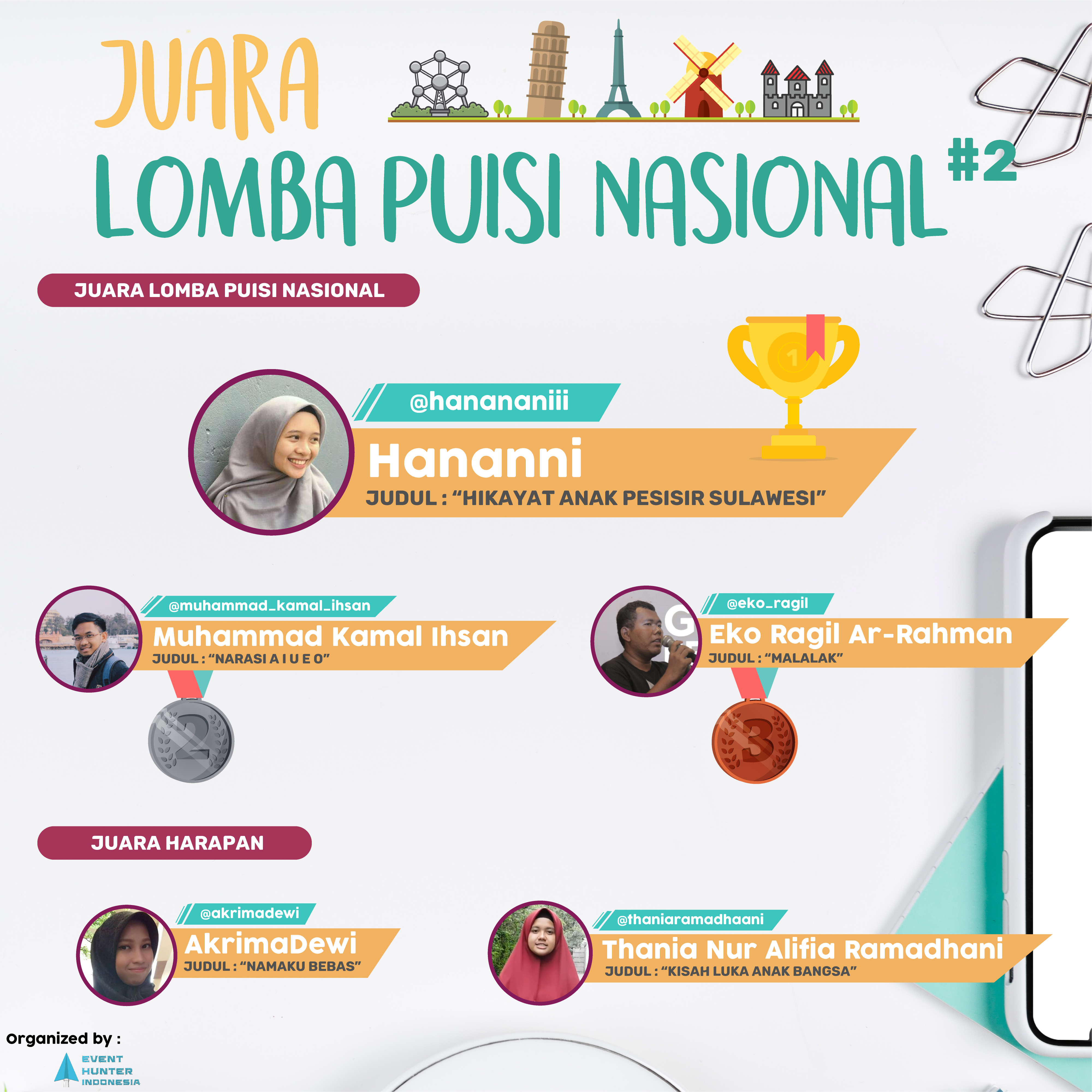 Detail Juara Puisi Nasional Nomer 8