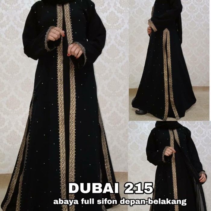 Detail Jubah Hitam Arab Nomer 11