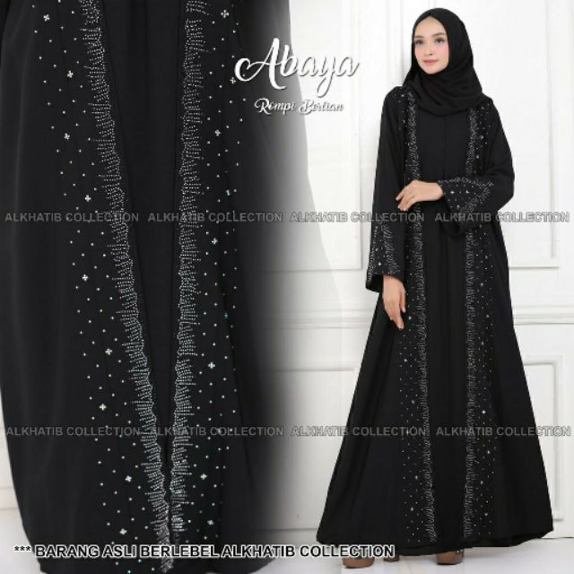 Detail Jubah Hitam Arab Nomer 20