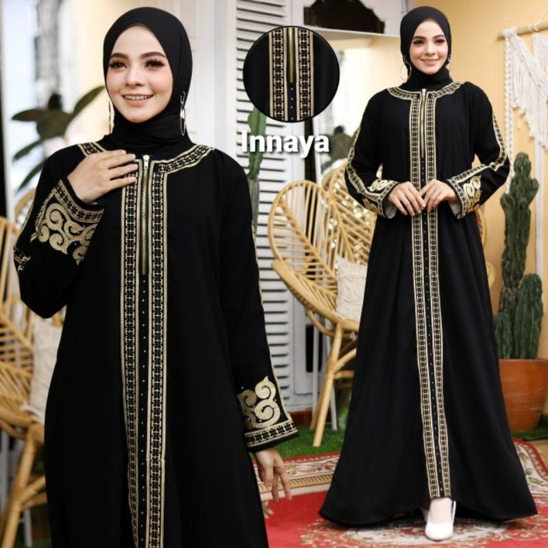 Detail Jubah Hitam Arab Nomer 22