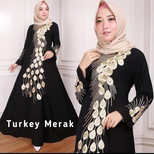 Detail Jubah Hitam Arab Nomer 29