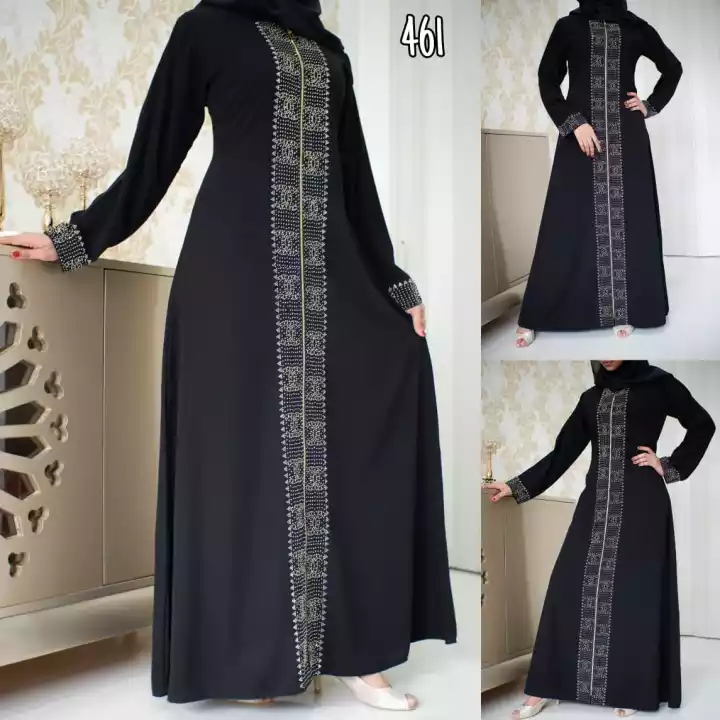 Detail Jubah Hitam Arab Nomer 32