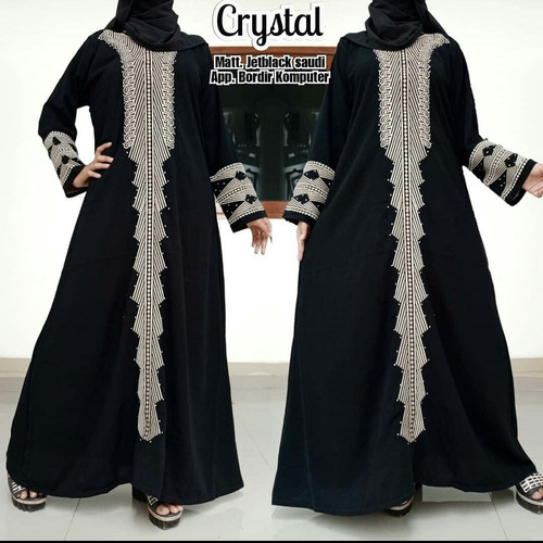 Detail Jubah Hitam Arab Nomer 36