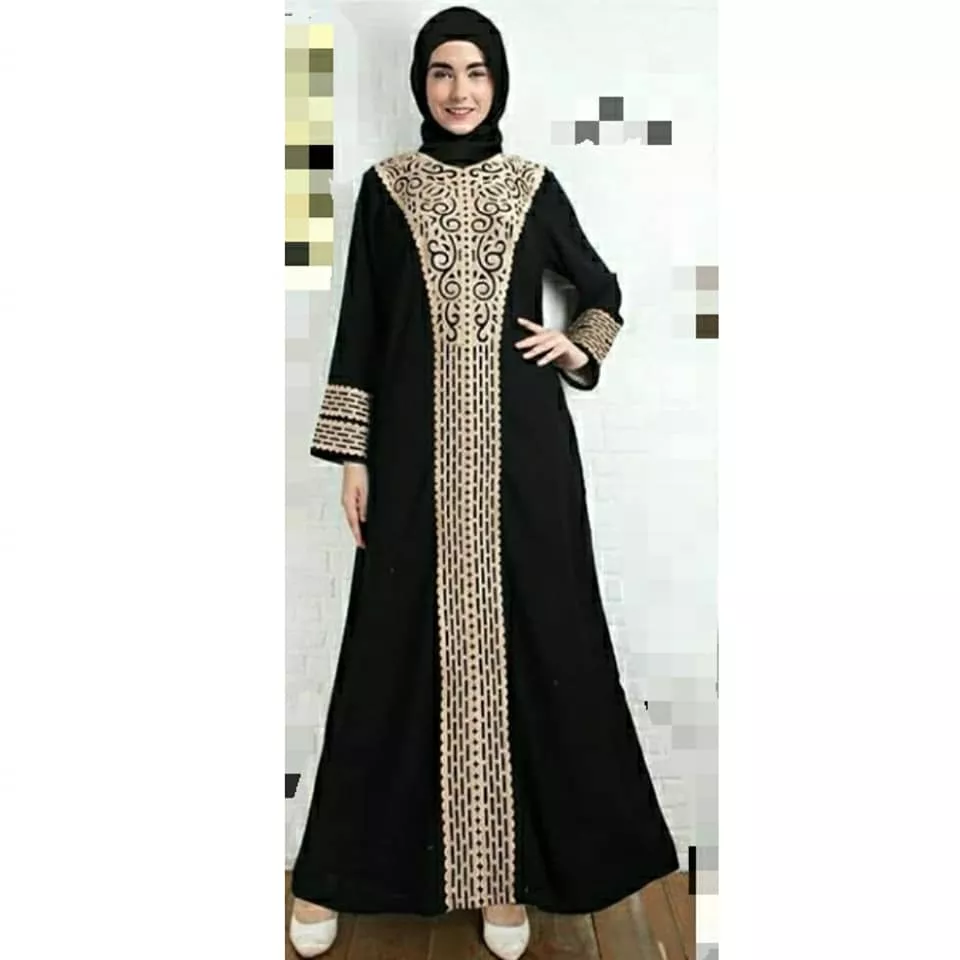 Detail Jubah Hitam Arab Nomer 41