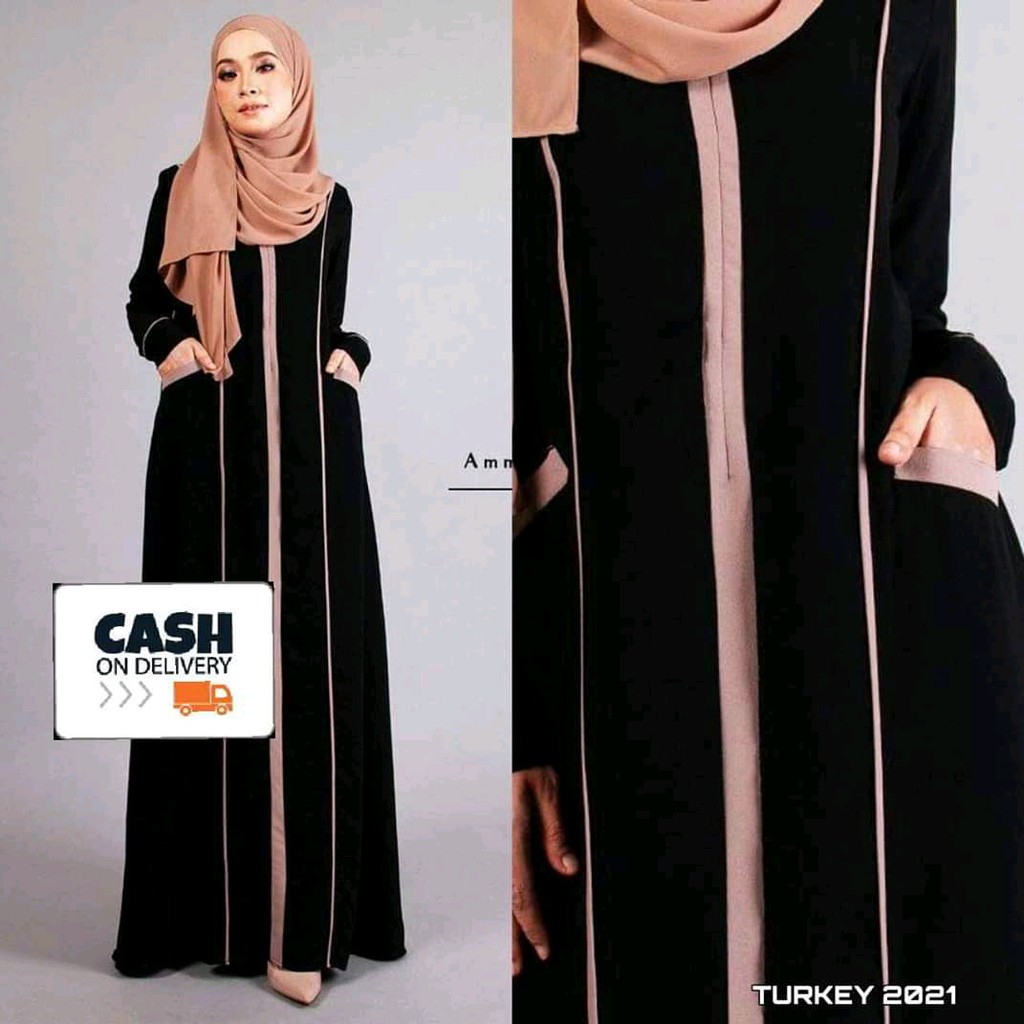 Detail Jubah Hitam Arab Nomer 47