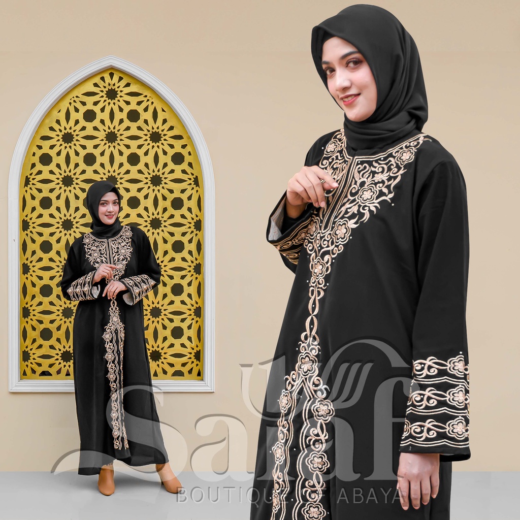 Detail Jubah Hitam Arab Nomer 57