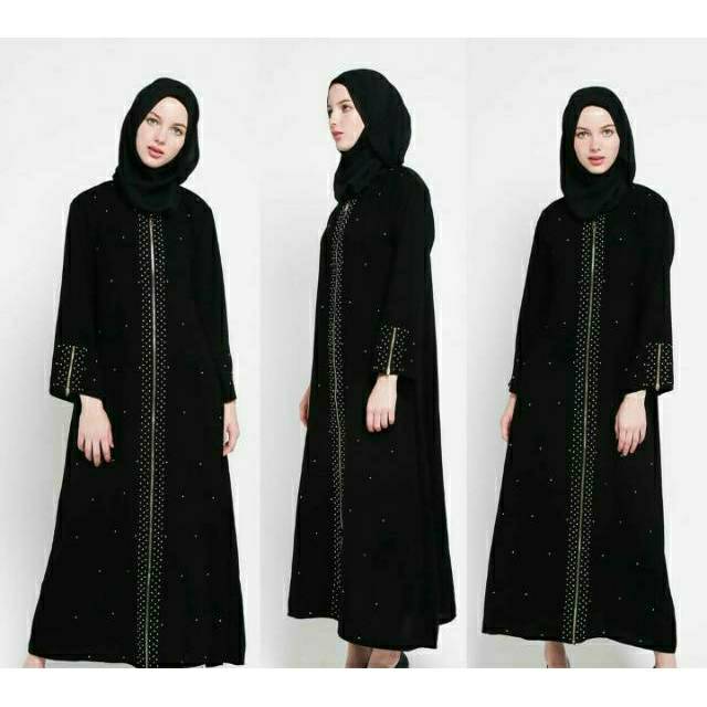 Detail Jubah Hitam Arab Nomer 8