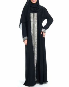 Detail Jubah Hitam Arab Nomer 9