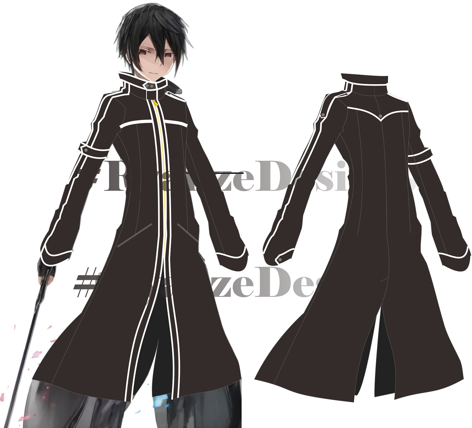 Detail Jubah Kirito Nomer 12