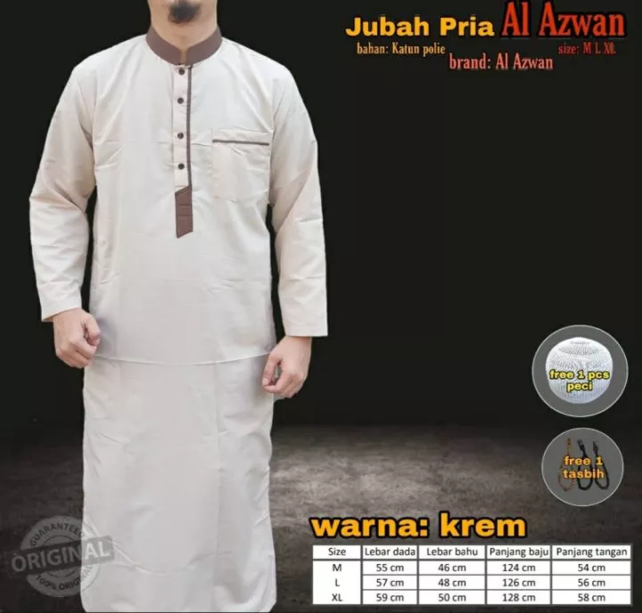 Detail Jubah Pria Modern Nomer 10