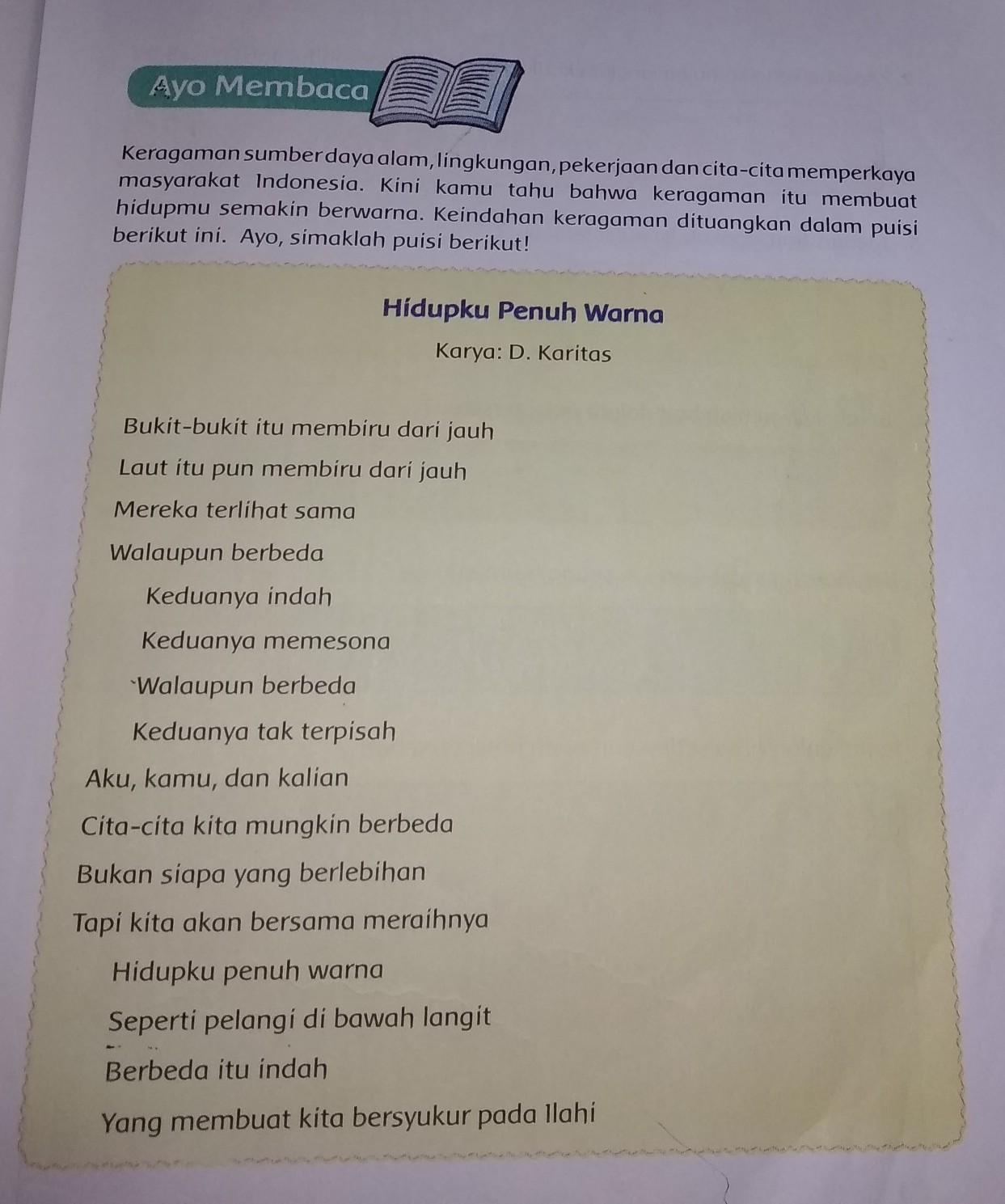 Detail Judul Puisi Yang Bagus Nomer 5