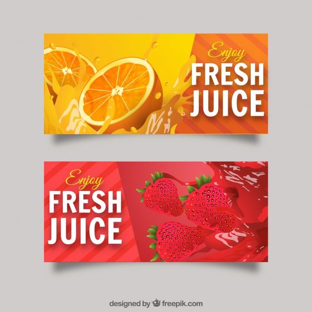 Detail Juice Banner Design Nomer 52