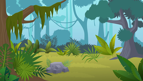 Detail Jungle Wallpaper Cartoon Nomer 11