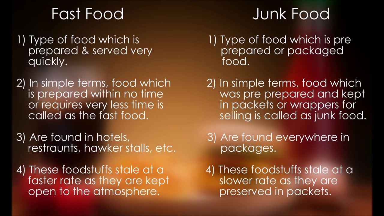 Detail Junk Food Dan Fast Food Nomer 13