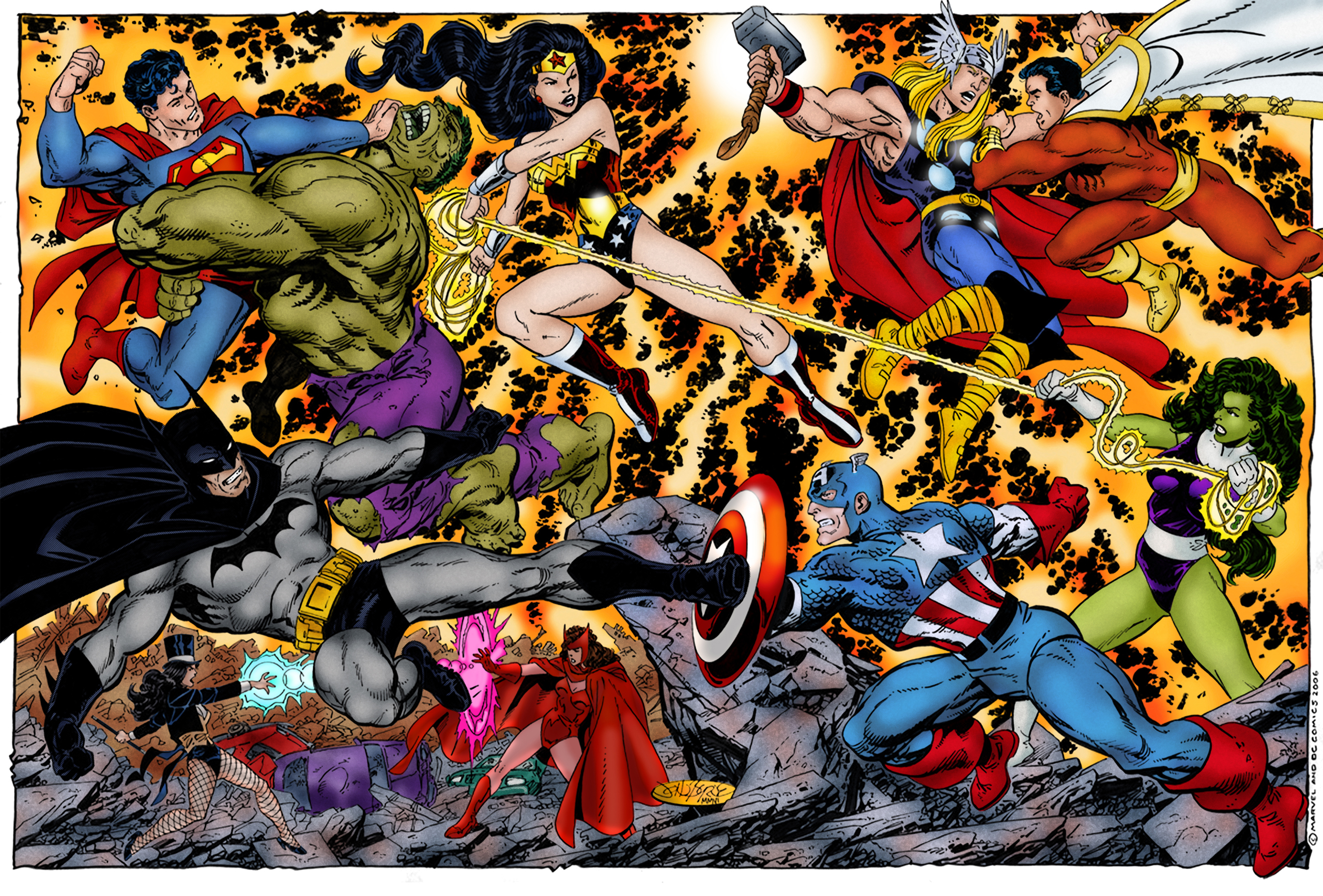 Detail Justice League Vs Avengers Wallpaper Nomer 49