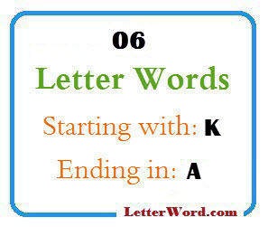 Detail K Letter Words Images Nomer 49