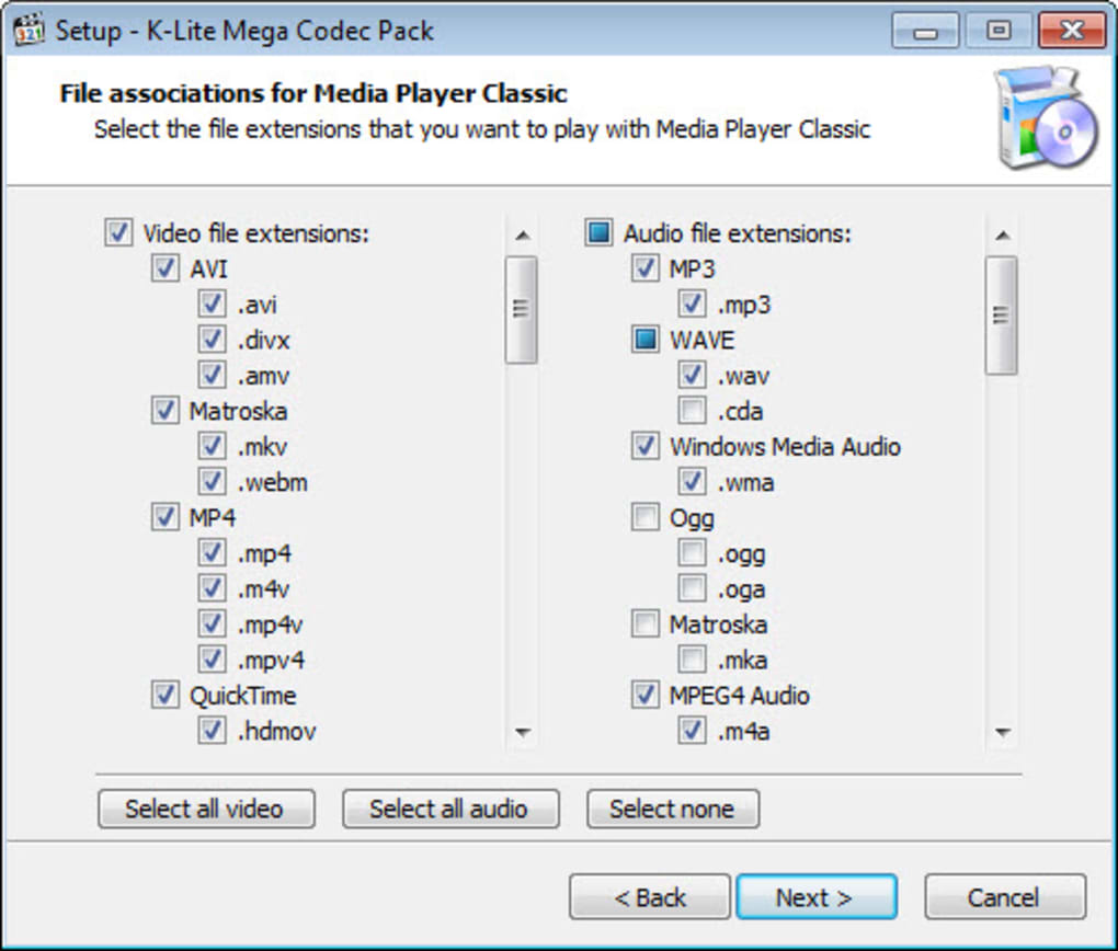 Detail K Lite Codec Media Player Nomer 19