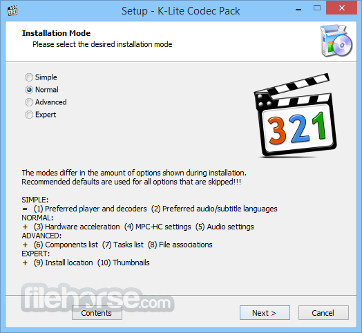 Detail K Lite Codec Pack Nomer 4