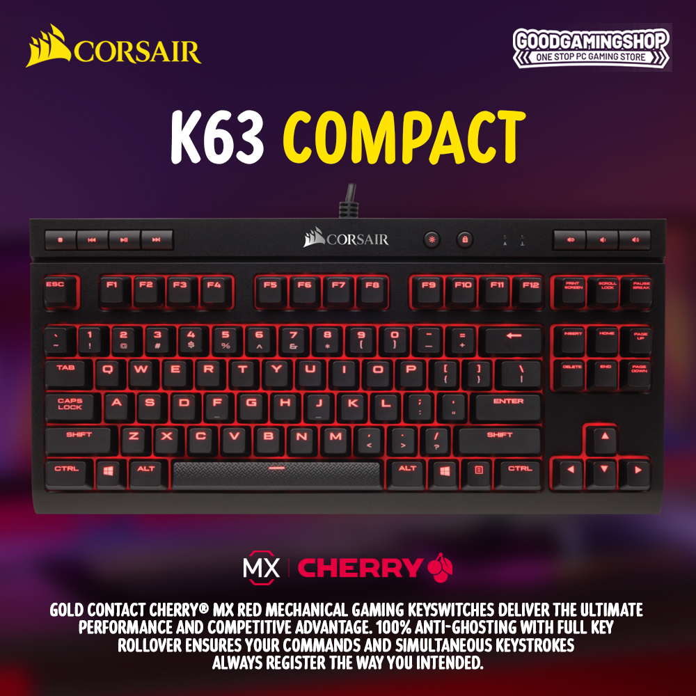 Detail K63 Corsair Keyboard Nomer 52