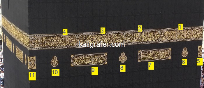 Detail Ka Bah Kaligrafi Kiswah Vector Nomer 41