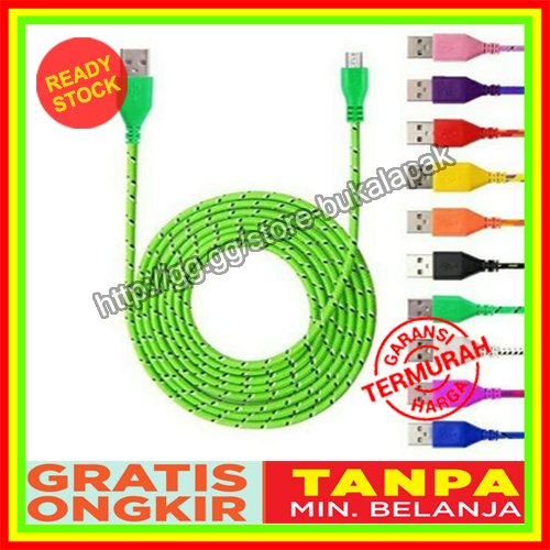 Detail Kabel Data Warna Warni Nomer 50