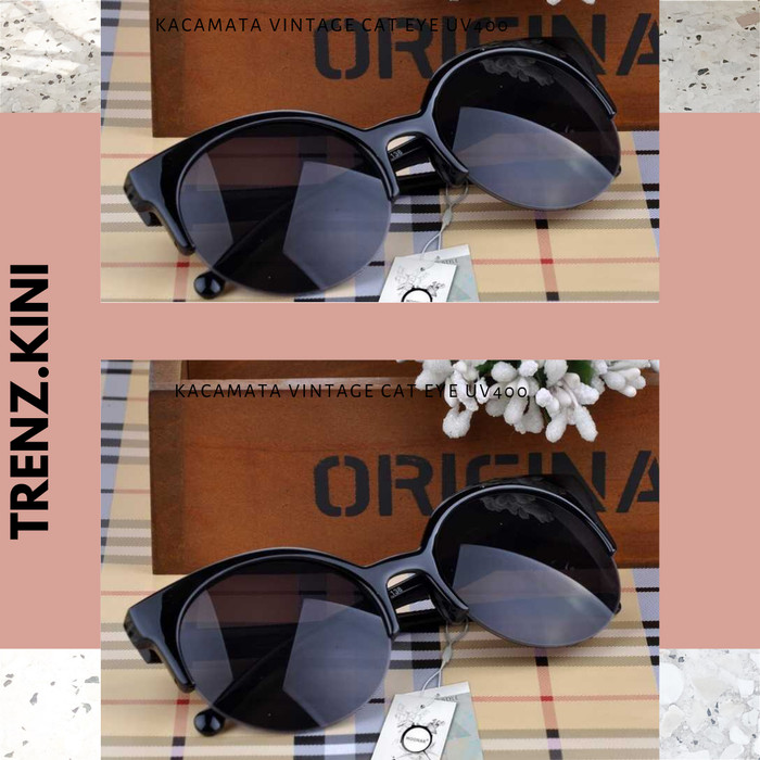 Detail Kacamata Vintage Cat Eye Nomer 27