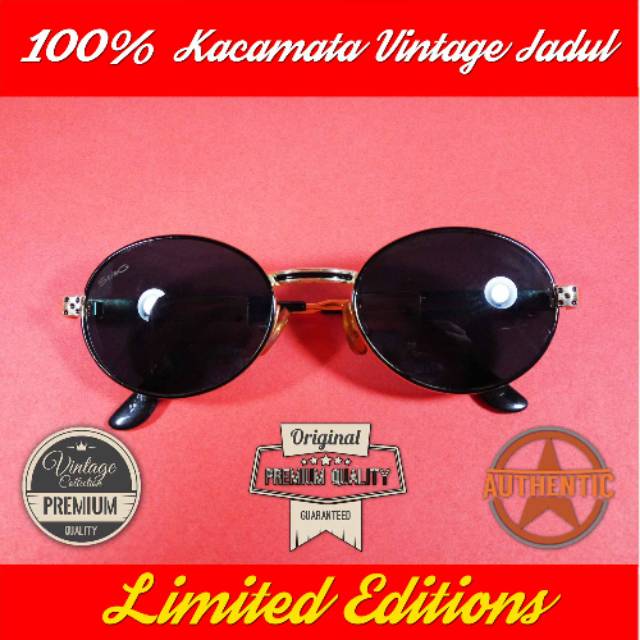 Detail Kacamata Vintage Hitam Nomer 12